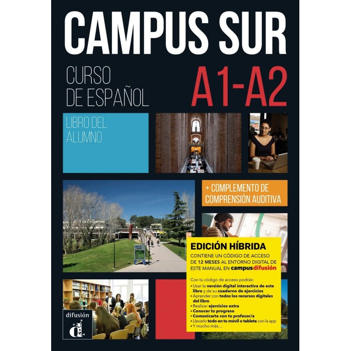 Difusión Tienda Campus Sur A1 A2 Edición híbrida Libro del alumno