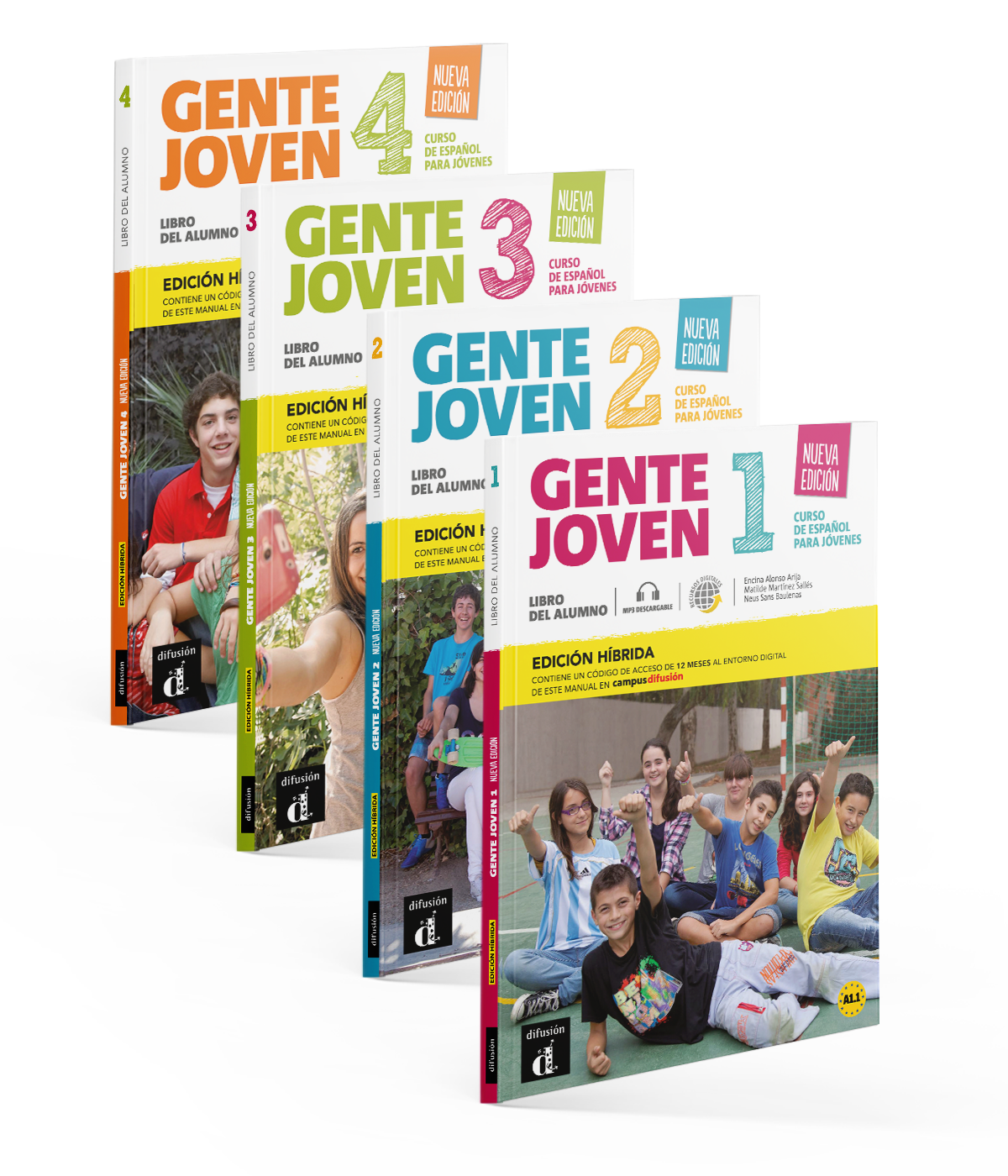 Portadas de Gente joven Nueva edición