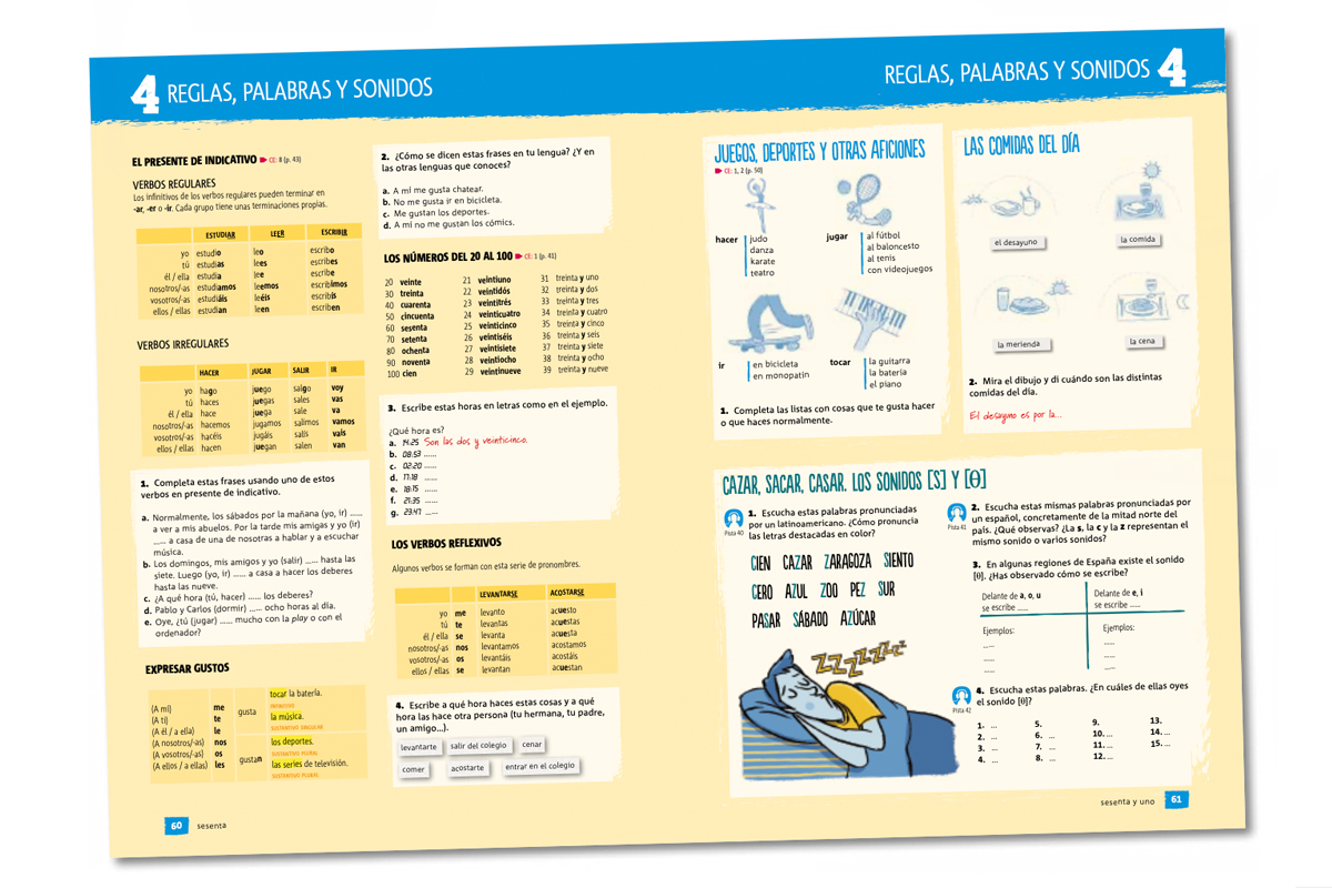 Reglas, palabras y sonidos de Gente joven Nueva edición
