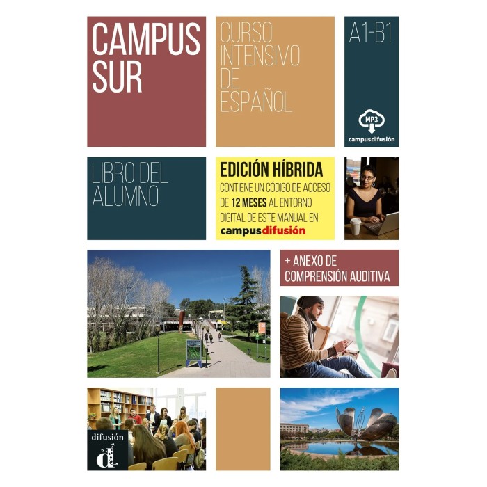 Campus Sur A1-B1 - Edición híbrida - Libro del alumno