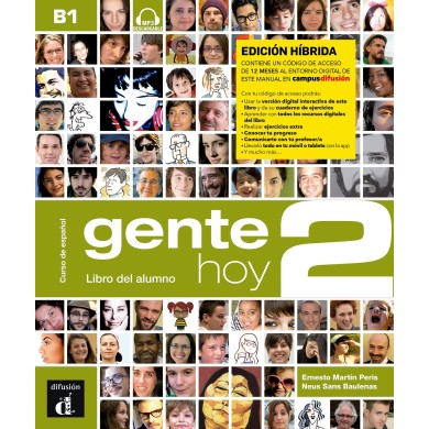 Gente hoy 2 - Edición híbrida - Libro del alumno + mp3