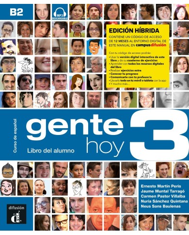 Gente hoy 3 - Edición híbrida - Libro del alumno + mp3 Gente hoy 3 - Edición híbrida - Libro del alumno + mp3