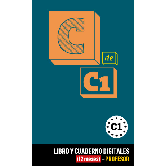 C de C1 Libro y Cuaderno digitales (12 meses) - Profesor