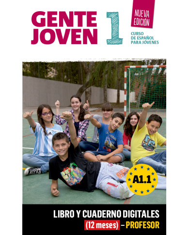 Gente Joven N.E. 1 Libro y Cuaderno digitales (12 meses) - Profesor