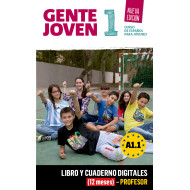 Gente Joven N.E. 1 Libro y Cuaderno digitales (12 meses) - Profesor