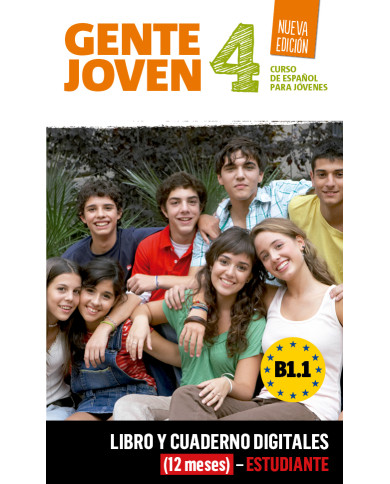 Gente Joven N.E. 4 Libro y Cuaderno digitales (12 meses) - Estudiante Gente Joven N.E. 4 Libro y Cuaderno digitales (12 meses) - Estudiante