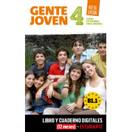 Gente Joven N.E. 4 Libro y Cuaderno digitales (12 meses) - Estudiante