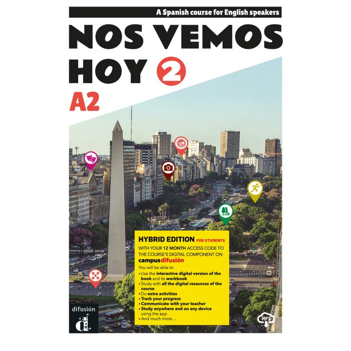 Nos vemos hoy 2 - Edición híbrida - Edición inglesa - Libro del estudiante