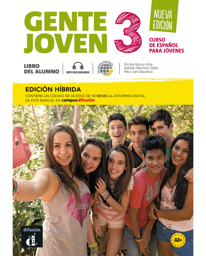 Difusión Tienda Gente Joven N E 3 Ed Híbrida L Del Alumno Cd 4039