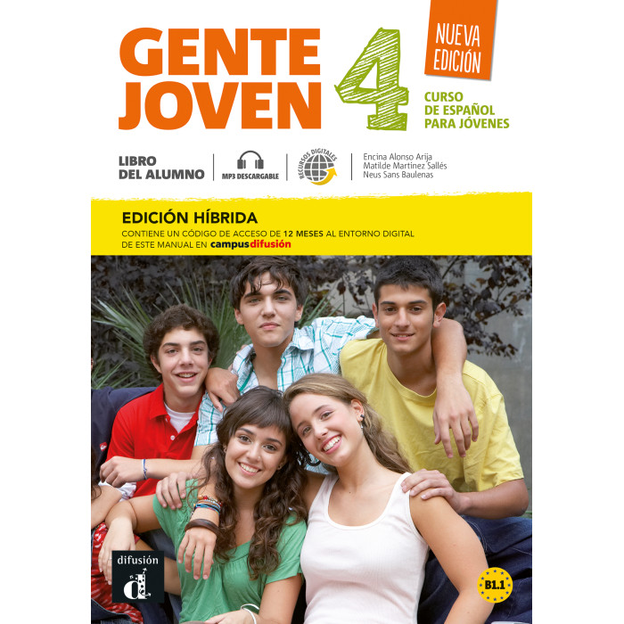 Gente joven N. E. 4 Ed. híbrida L. del alumno