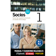 Socios 1 Manual y Cuaderno hojeables (flipbook) (12 meses) - Profesor