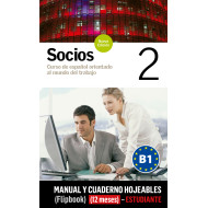 Socios 2 Manual y Cuaderno hojeables (flipbook) (12 meses) - Estudiante