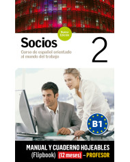 Socios 1 Manual y Cuaderno hojeables (flipbook) (12 meses) - Profesor
