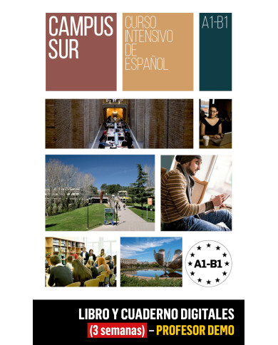 Campus Sur A1-B1 Libro y Cuaderno digitales (3 semanas) - Profesor DEMO
