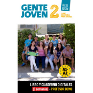 Gente Joven N.E. 2 Libro y Cuaderno digitales (3 semanas) - Profesor DEMO