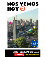 Nos vemos hoy 1 Libro y Cuaderno digitales (3 semanas) - Profesor DEMO
