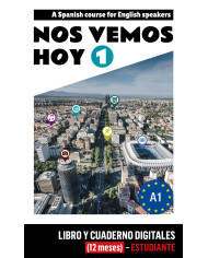 Nos vemos hoy 2 - Edición inglesa Libro y Cuaderno digitales - Estudiante (12 meses)