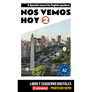 Nos vemos hoy 2 - Edición inglesa Libro y Cuaderno digitales - Profesor (3 semanas)