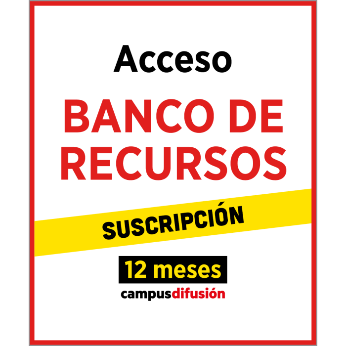 Banco de recursos Suscripción - Profesor Banco de recursos Suscripción - Profesor