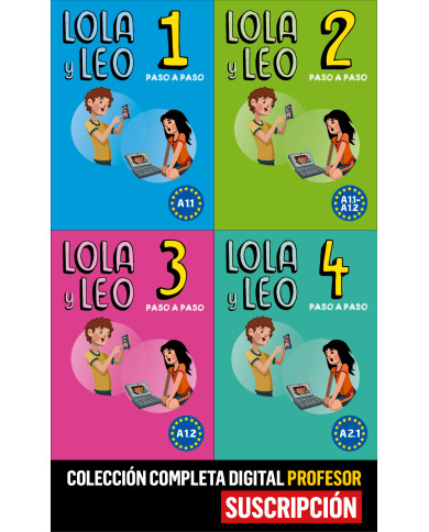 Lola y Leo paso a paso Suscripción Colección completa - Profesor Lola y Leo paso a paso Suscripción Colección completa - Profesor