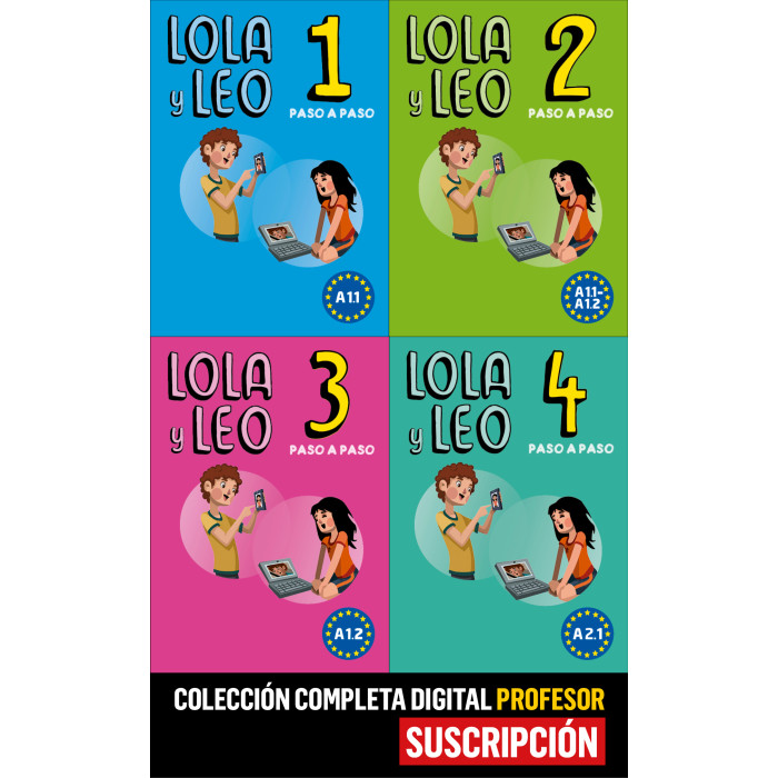 Lola y Leo paso a paso Suscripción Colección completa - Profesor