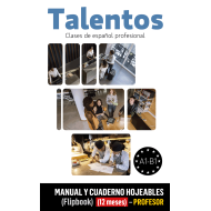 Talentos A1-B1 Clases de español profesional Libro y Cuaderno digitales (12 meses) - Profesor