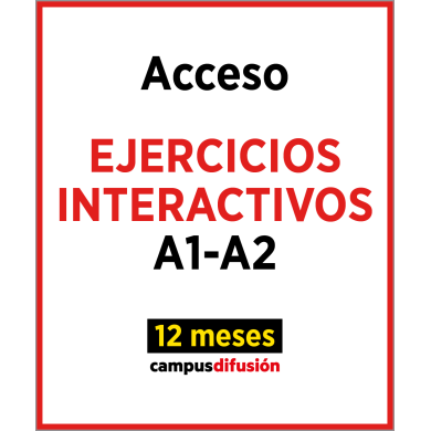 400 ejercicios interactivos A1-A2 de gramática, léxico, comunicación y pronunciación