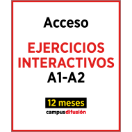 400 ejercicios interactivos A1-A2 de gramática, léxico, comunicación y pronunciación