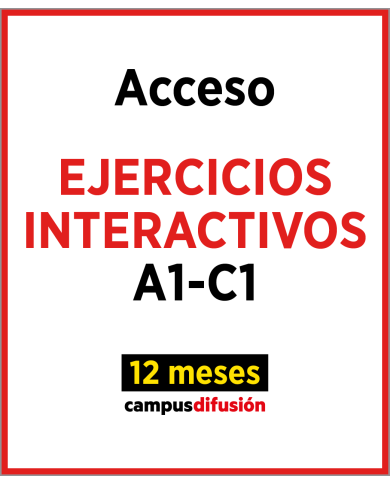 1000 ejercicios interactivos A1-C1 de gramática, léxico, comunicación y pronunciación