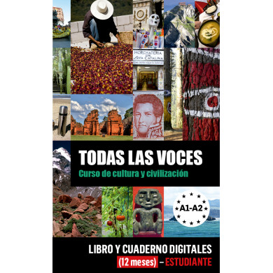 Todas las voces A1-A2 Manual hojeable (flipbook) (12meses) - Estudiante Todas las voces A1-A2 Manual hojeable (flipbook) (12meses) - Estudiante