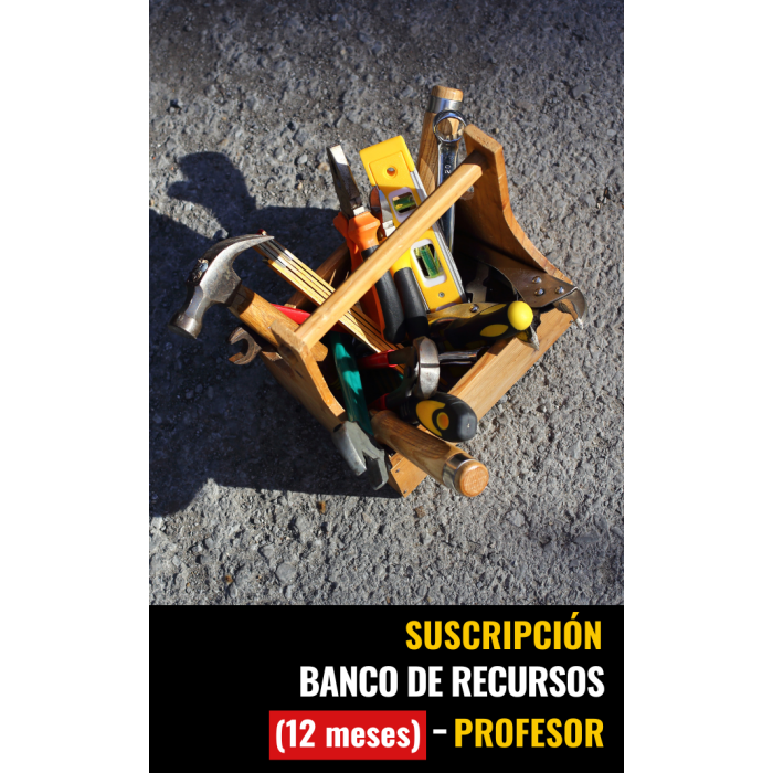 Banco de recursos Suscripción - Profesor