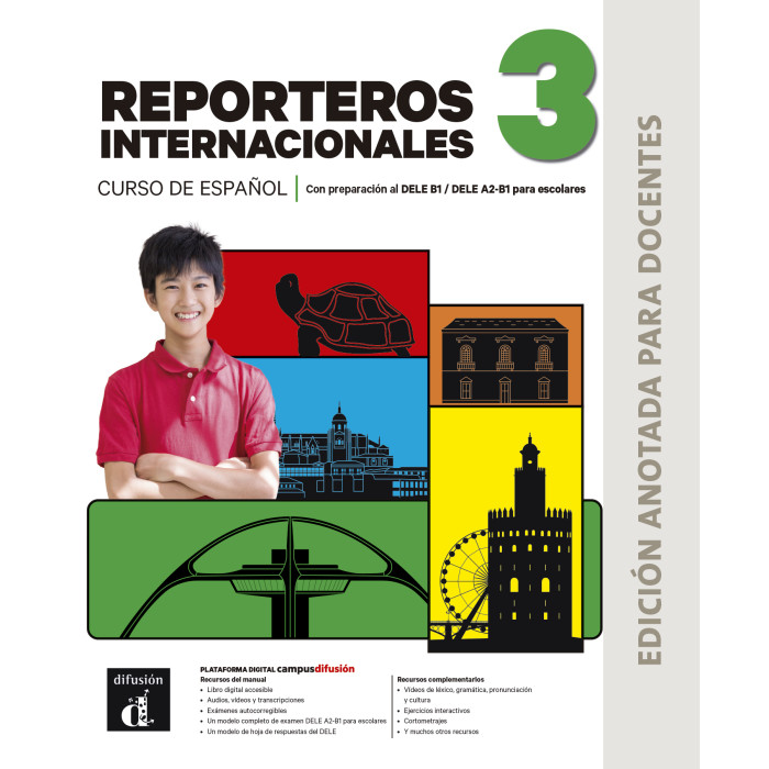 Nuevo Reporteros internacionales 3 Ed. anotada para docentes