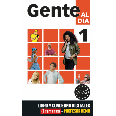 Gente al día 1 Libro y entorno digital (3 semanas) - Profesor DEMO