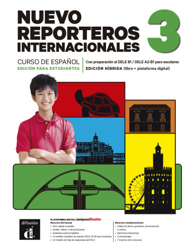 Nuevo Reporteros internacionales 3. Ed. híbrida para estudiantes