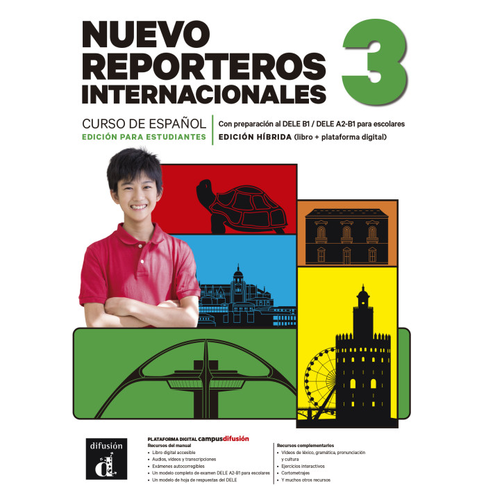 Nuevo Reporteros internacionales 3. Ed. híbrida para estudiantes