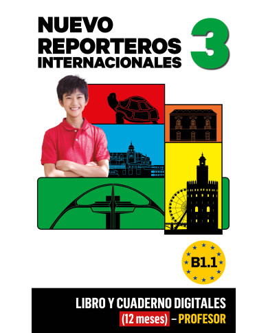 Nuevo Reporteros Internacionales 3 Libro y Cuaderno digitales (12 meses) - Profesor
