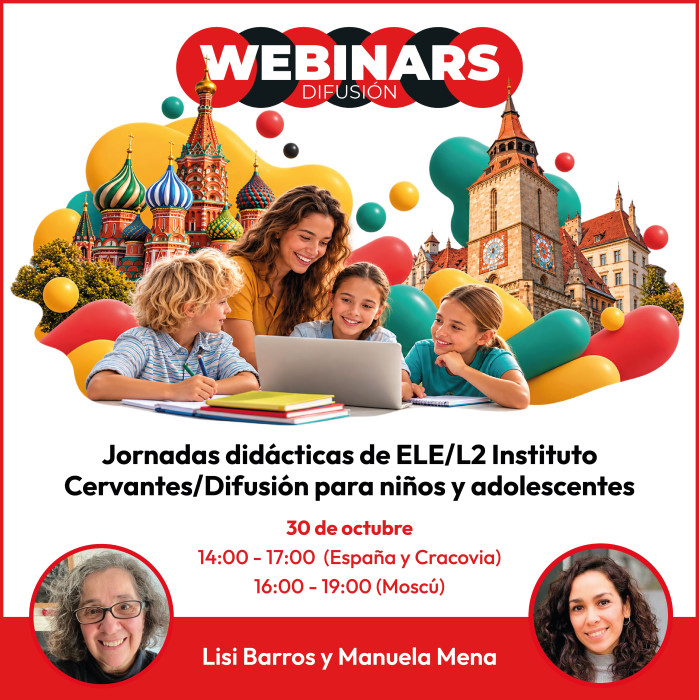 Jornadas didácticas de ELE/L2 Instituto Cervantes/Difusión para niños y adolescentes