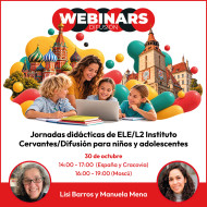 Jornadas didácticas de ELE/L2 Instituto Cervantes/Difusión para niños y adolescentes