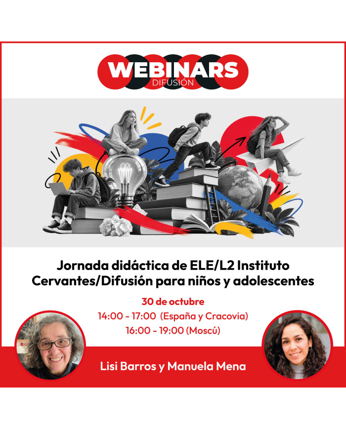 Jornada didáctica de ELE/L2 Instituto Cervantes/Difusión para niños y adolescentes