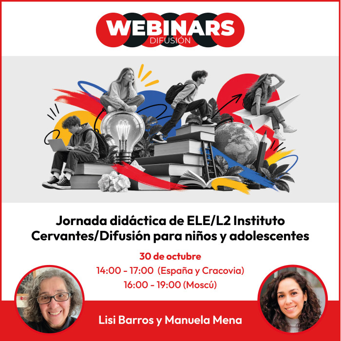 Jornada didáctica de ELE/L2 Instituto Cervantes/Difusión para niños y adolescentes